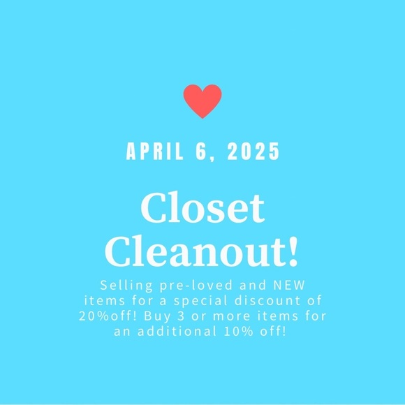 Closet Cleanout Event - Picture 1 of 1